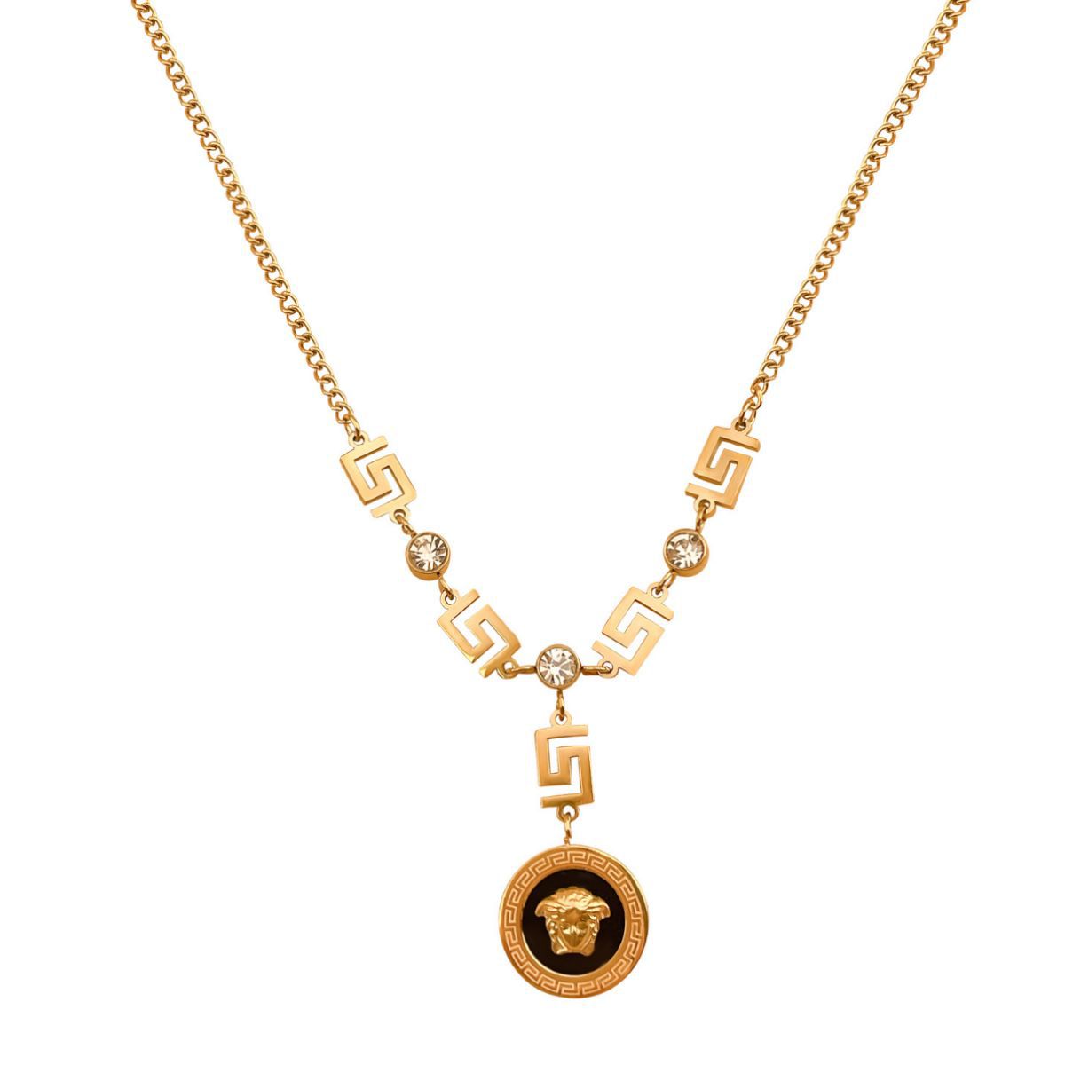 Wholesale Retro High-end Touching Portrait Necklace and Earring Set